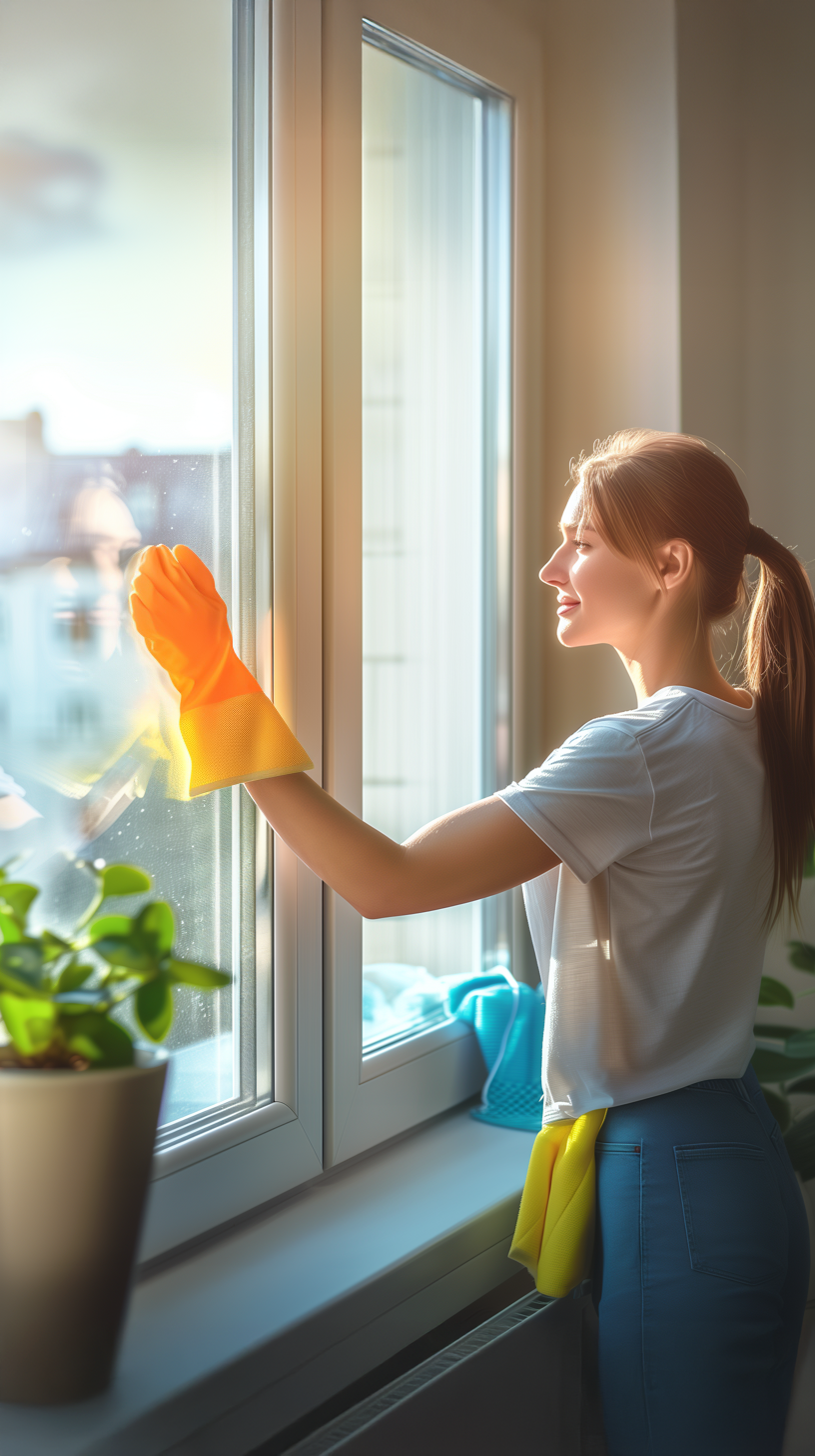 Window cleaning, House cleaning